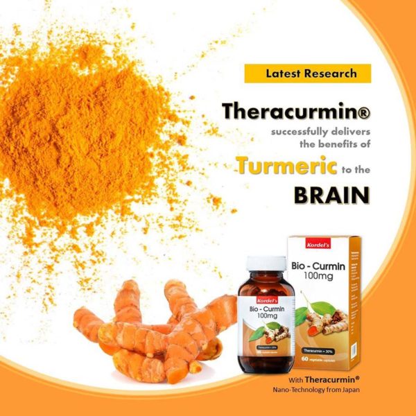 kordels bio-curmin theracurmin turmeric improve brain function