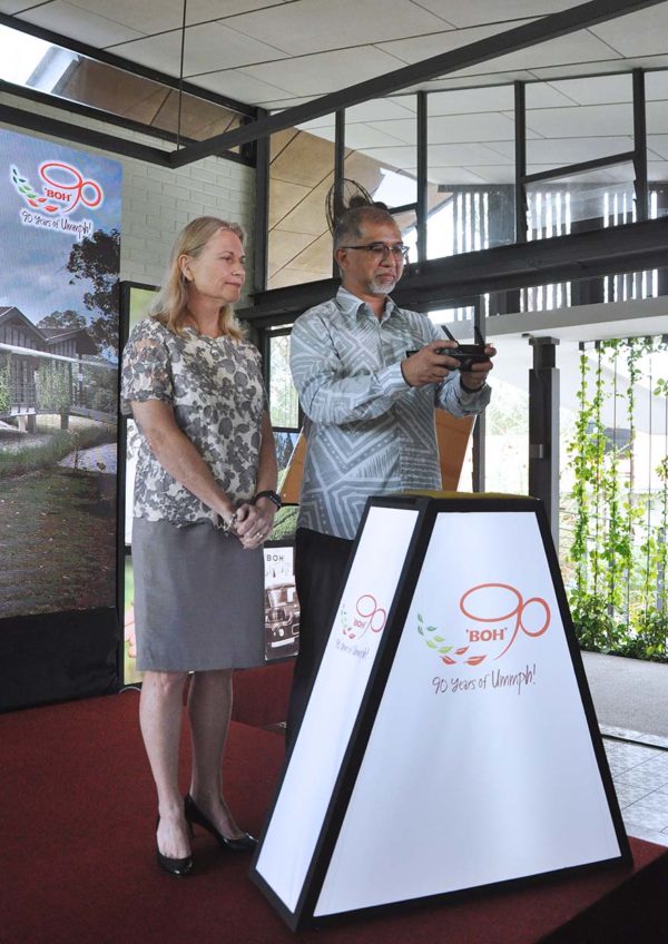 boh sungei palas tea centre cameron highland launching event