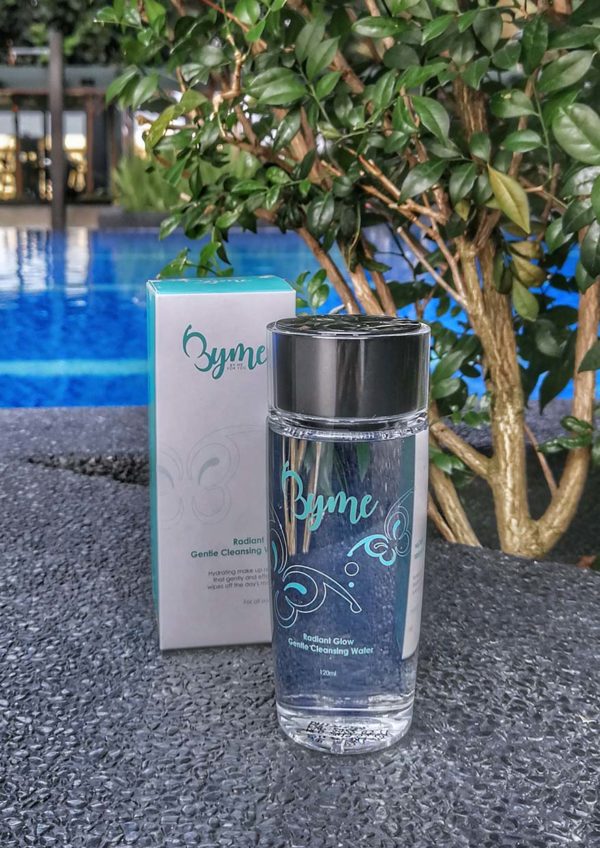 byme radiant glow skincare gentle cleansing water