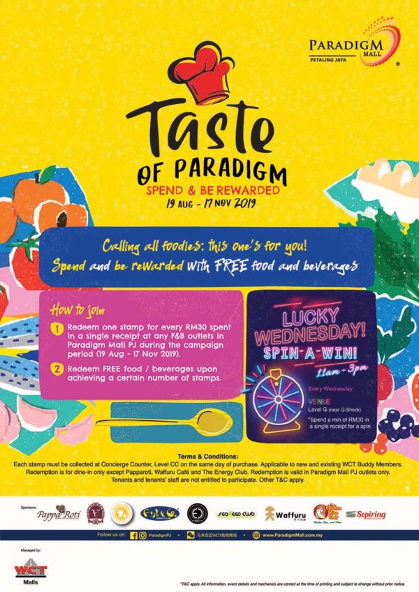 taste of paradigm mall petaling jaya mechanism