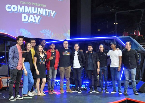 yoodo presents community day local indie band concert group shot