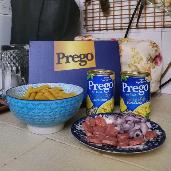 prego mac and cheese pasta sauce cooking ingredients