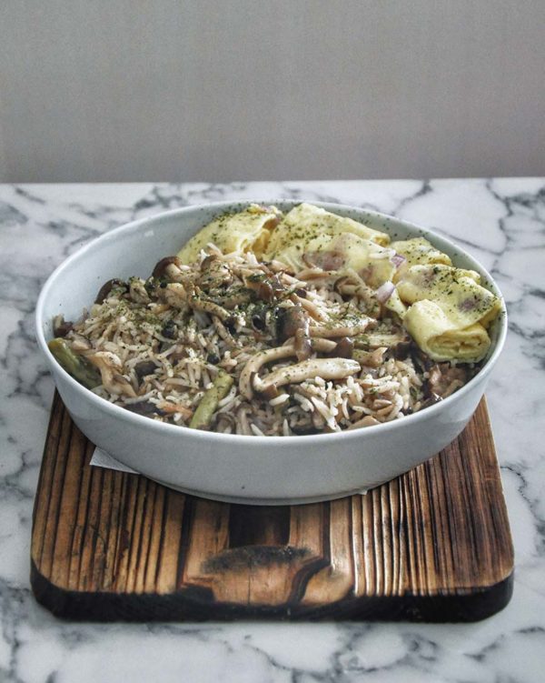 brew and co bandar sri sendayan seremban wild mushroom rice pilaf