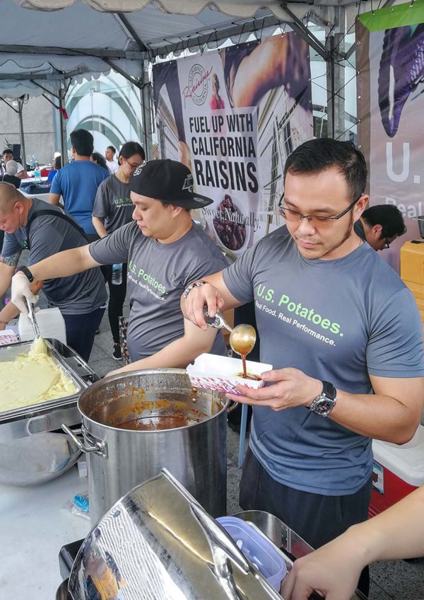 yayasan tm tower run potatoes usa sponsor booth