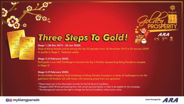ara malls golden prosperity anyone can win cny campaign mechanism