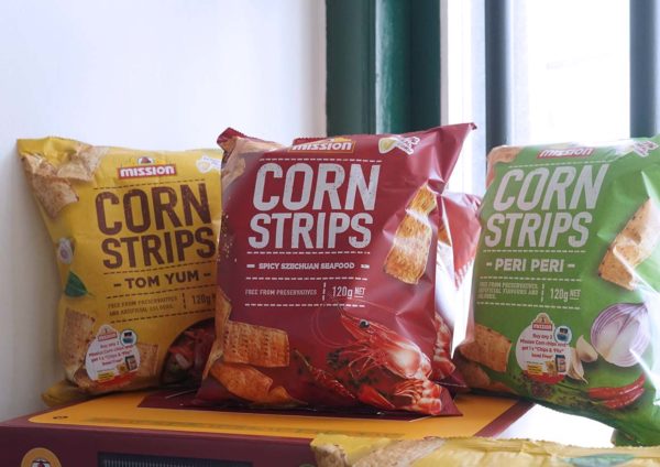 mission foods corn strips new flavours