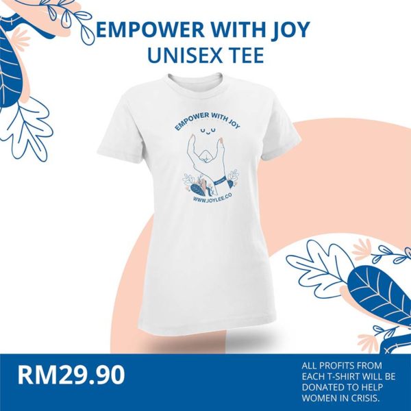 empower with joy campaign international women day joylee tshirt