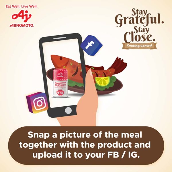 ajinomoto stay grateful stay close cooking contest mechanism
