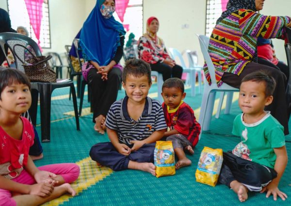 ayam brand with you campaign kampung orang asli changkat bintang villager