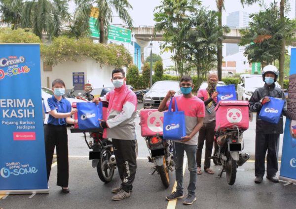 jack n jill cream-o ekstra-o some campaign foodpanda delivery rider