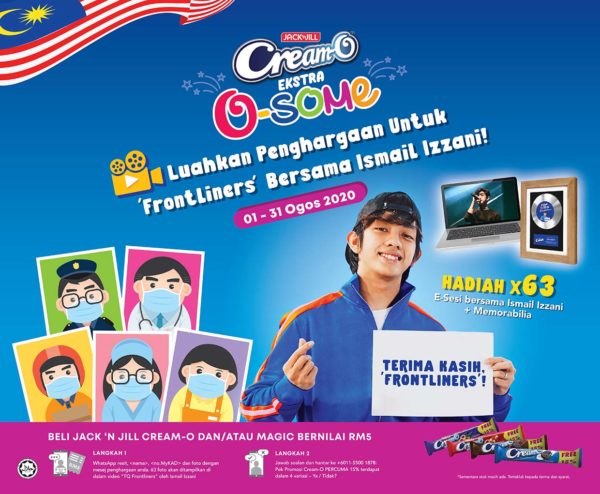 jack n jill cream-o ekstra-o some campaign ismail izzani meet greet