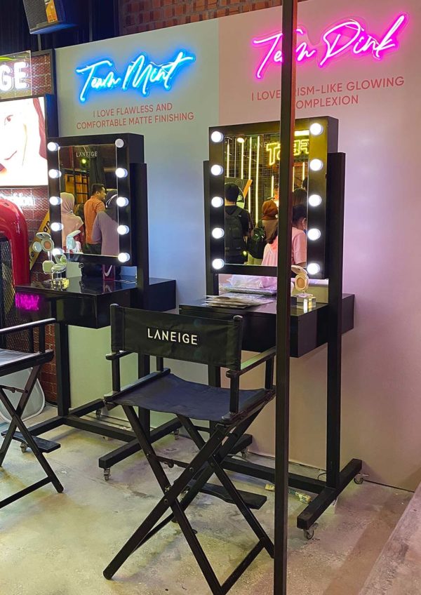 realme 828 fans festival laneige booth