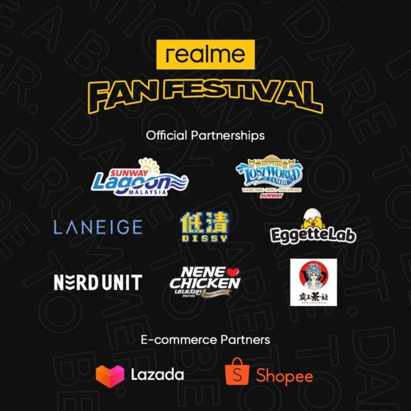 realme 828 fans festival partners