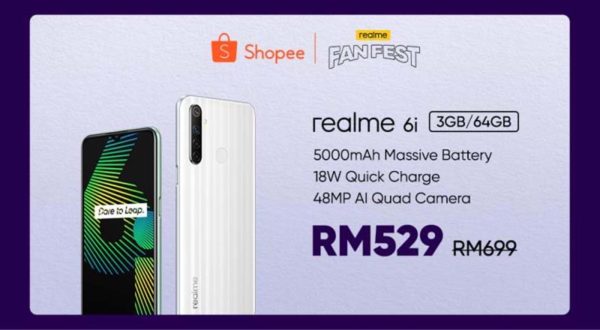 realme 828 fans festival shopee sales