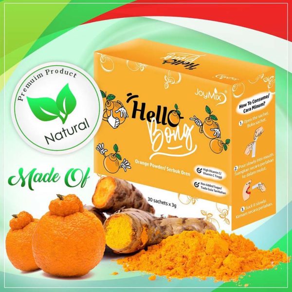 joymix hello bong hallabong orange curcumin turmeric