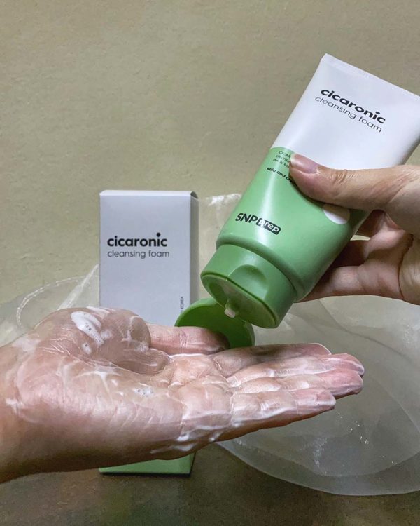 snp prep cicaronic skin care product cleansing foam