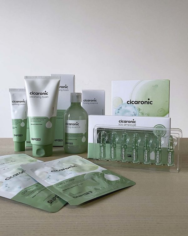 snp prep cicaronic skin care product range