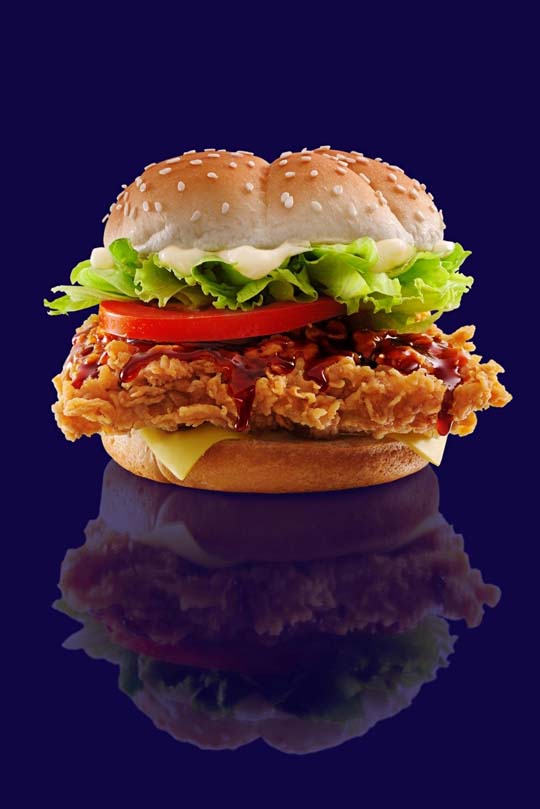 KFC “So Hot, So Korean” Spicy Korean Burger