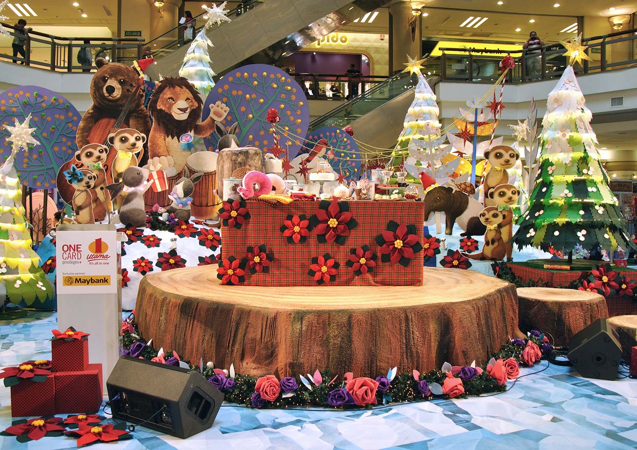 ‘Rustic Woodland Christmas – Love & Joy’ Christmas 2014 @ 1 Utama Shopping Centre
