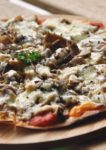 comic themed bmon cafe kota damansara mushroom pizza