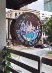 comic themed bmon cafe kota damansara signage