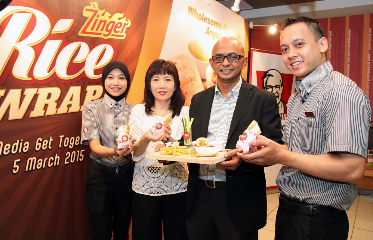 The New Zinger Rice Wrap @ KFC Malaysia