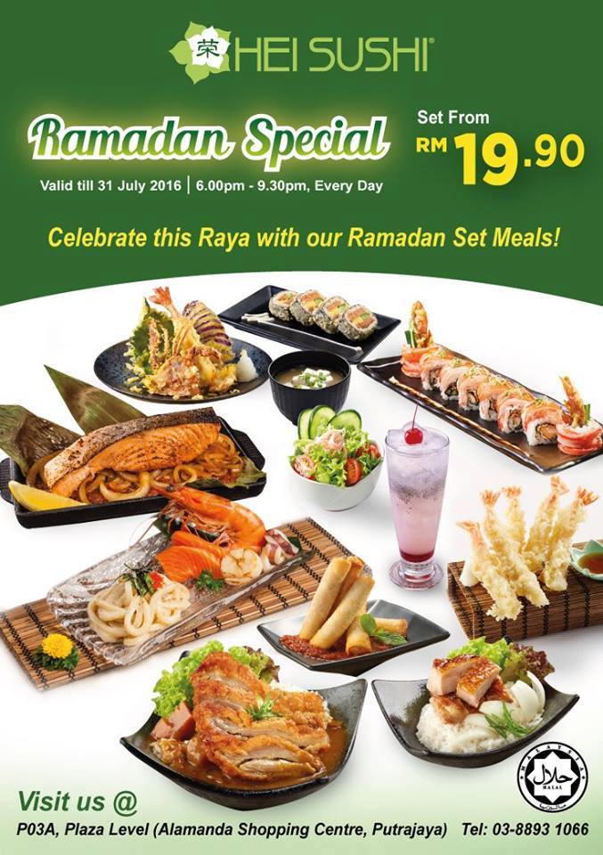 Ramadan Set Meals 2016 @ Hei Sushi, Alamanda Shopping Centre, Putrajaya