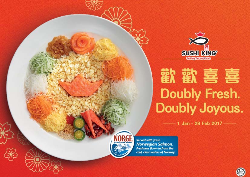 Doubly Fresh, Doubly Joyous Chinese New Year @ Sushi King Malaysia