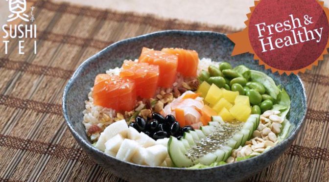 Healthy Poke Bowl & Vegetarian Menu @ Sushi Tei Malaysia