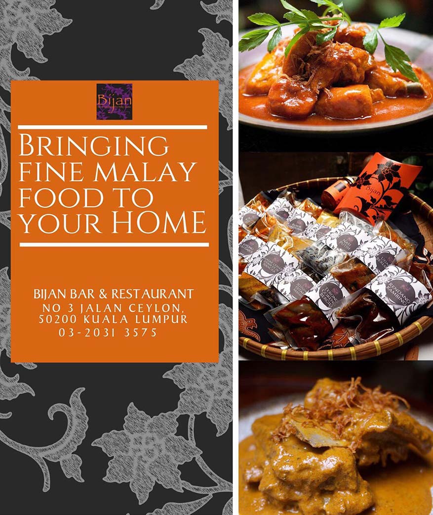Indulge Bijan’s Fine Malay Food at Your Own Home