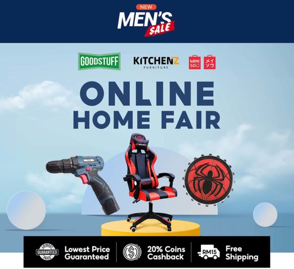 maximum online shopping savings shopee men sales