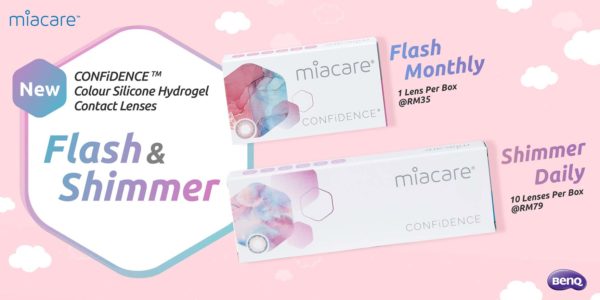 miacare confidence flash shimmer colour contact lenses