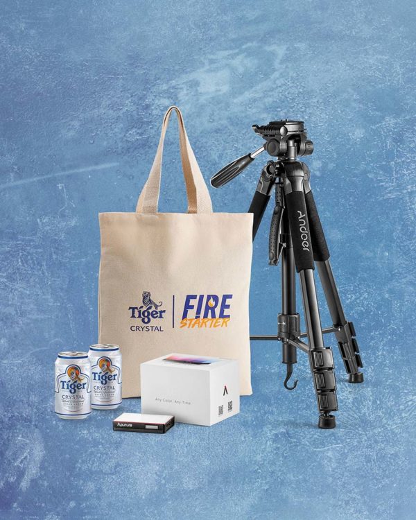 tiger crystal fire starter platform photography kit