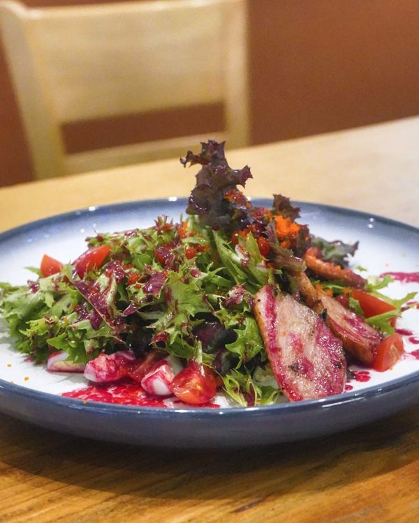 district 13 by di aman suria petaling jaya smoked duck salad