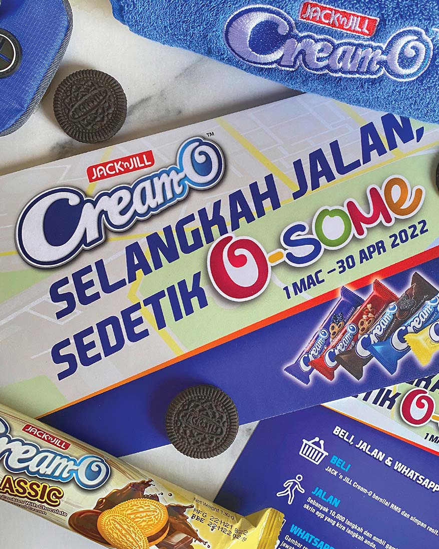 Selangkah Jalan Sedetik O-Some by JACK ‘n JILL Cream-O