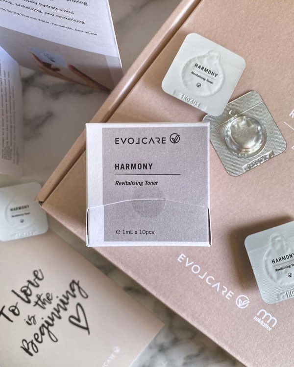 evolcare rematter biotics series mask set harmony revitalising toner 
