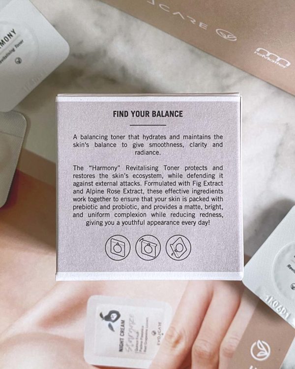 evolcare rematter biotics series mask set harmony revitalising toner benefit