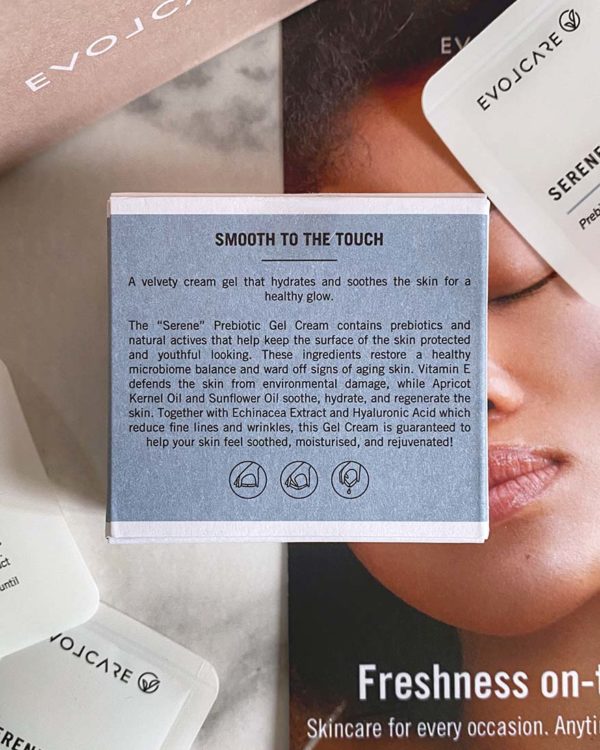 evolcare rematter biotics series mask set serene prebiotic gel cream