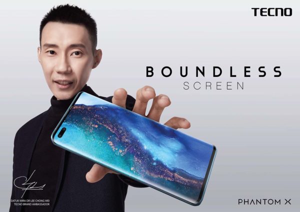 tecno phantom x smartphone goboundless 3d borderless screen