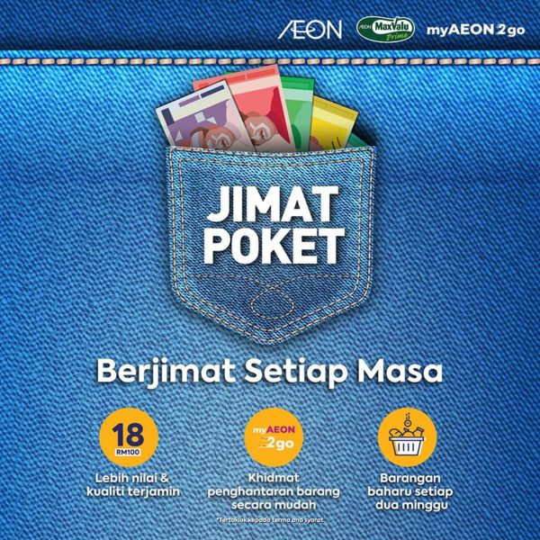 aeon jimat poket reduce living cost bundle sales promotion
