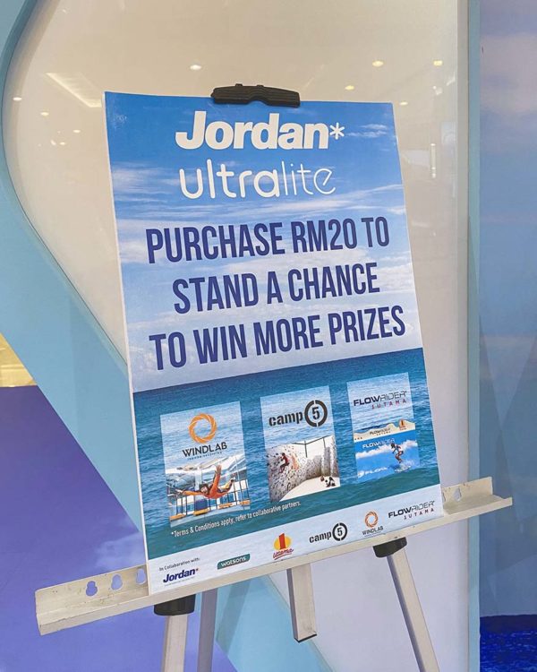 jordan ultralite toothbrush roadshow promotion