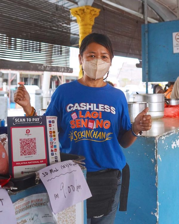 hong leong bank paynet sekinchan cashless kampung small biz owner