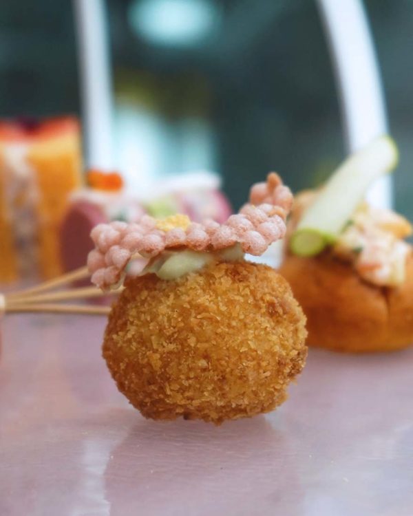 sofitel kuala lumpur damansara breast cancer welfare association pink october afternoon tea quail scotch egg