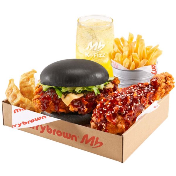 marrybrown korean-inspired k-crunch menu box meal