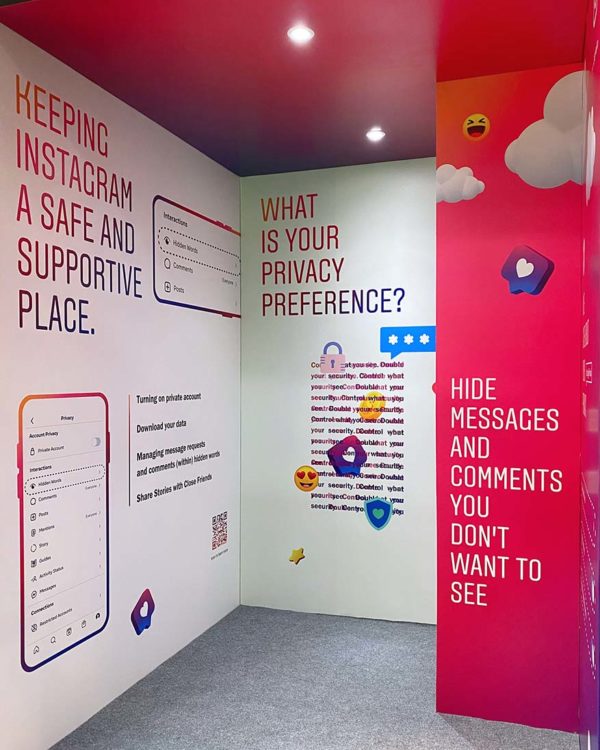 meta jomjagaprivasi education campaign pop up privacy cafe instagram