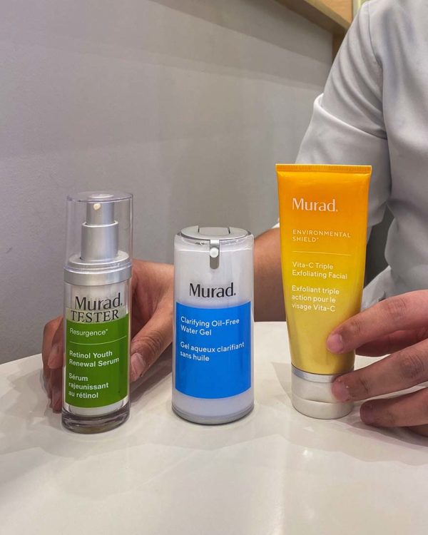 murad method facial session sunway pyramid skin care products