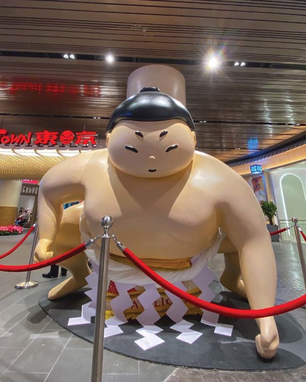 tokyo town pavilion bukit jalil sumo sculpture