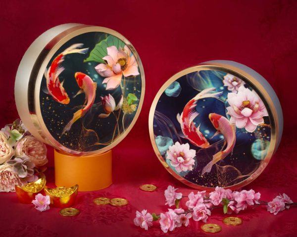 concorde hotel kuala lumpur chinese new year gift box koi fish design