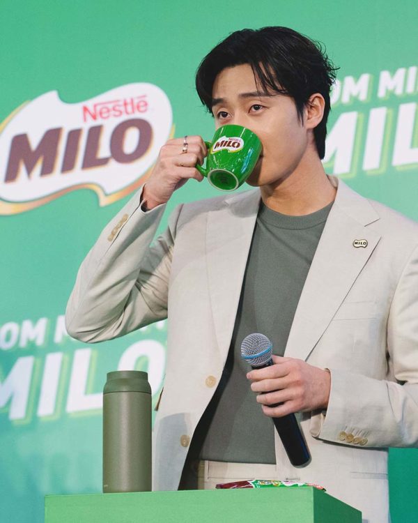 sahabat milo park seo-jun jom minum milo energetic collaboration