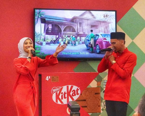 nestle kitkat rezeki dikongsi bersama hari raya promotion mk k clique nabila razali music video
